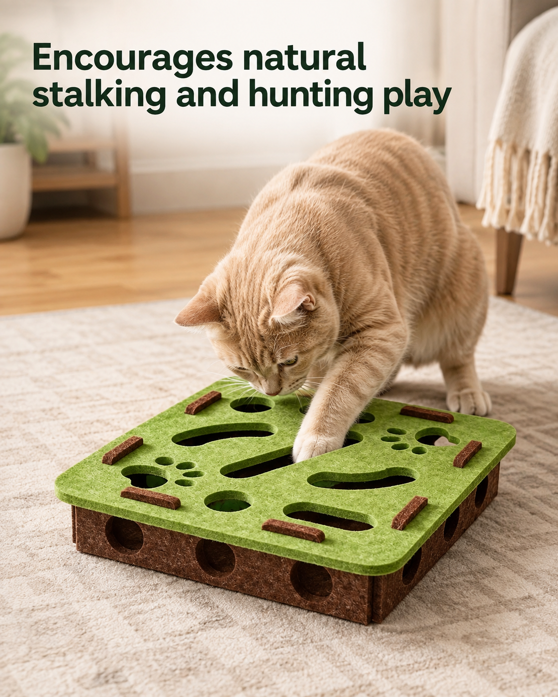 PuzzlePaws Cat Play Box by Scooth Pet