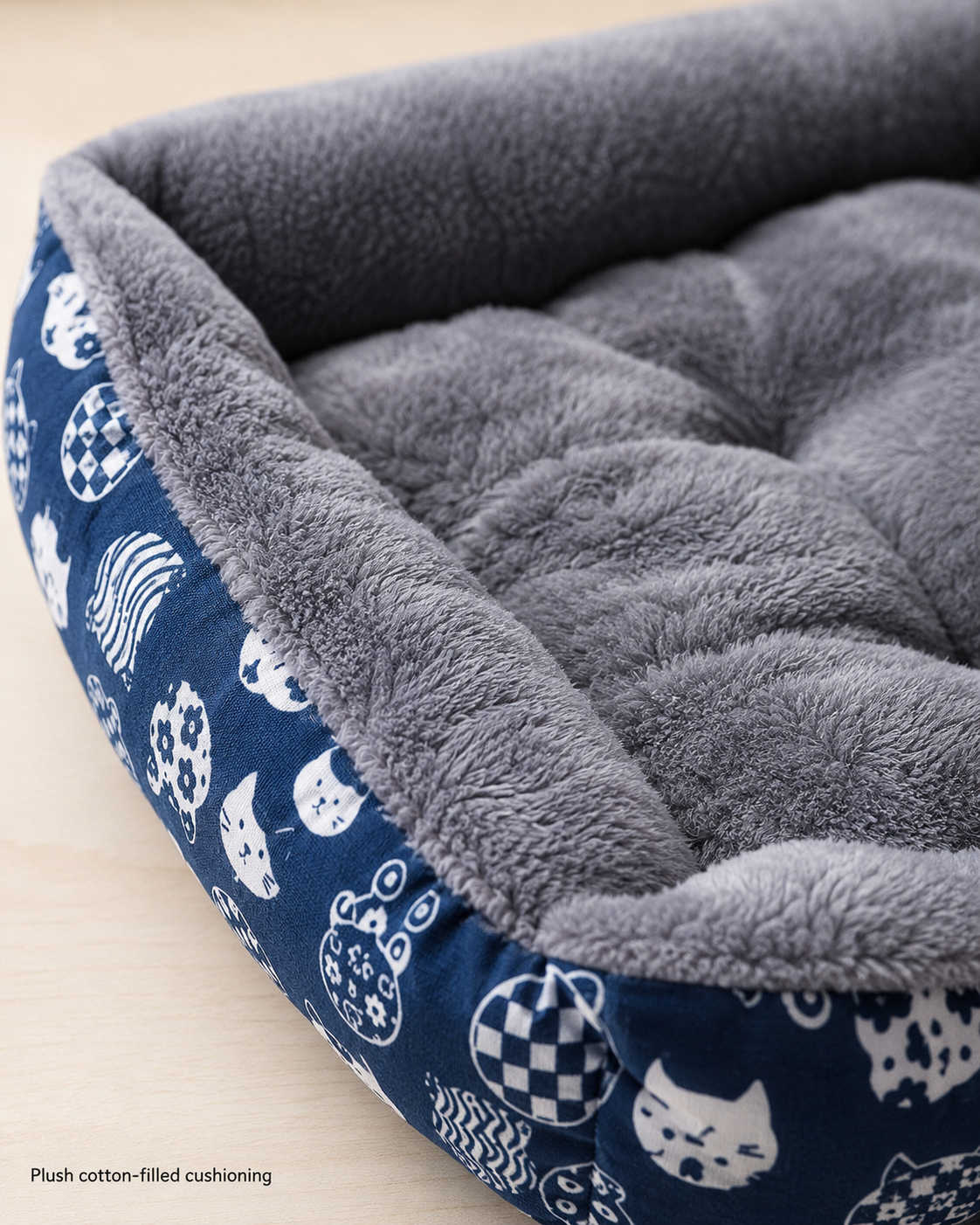 DreamNest Bolster Pet Bed by Scooth Pet