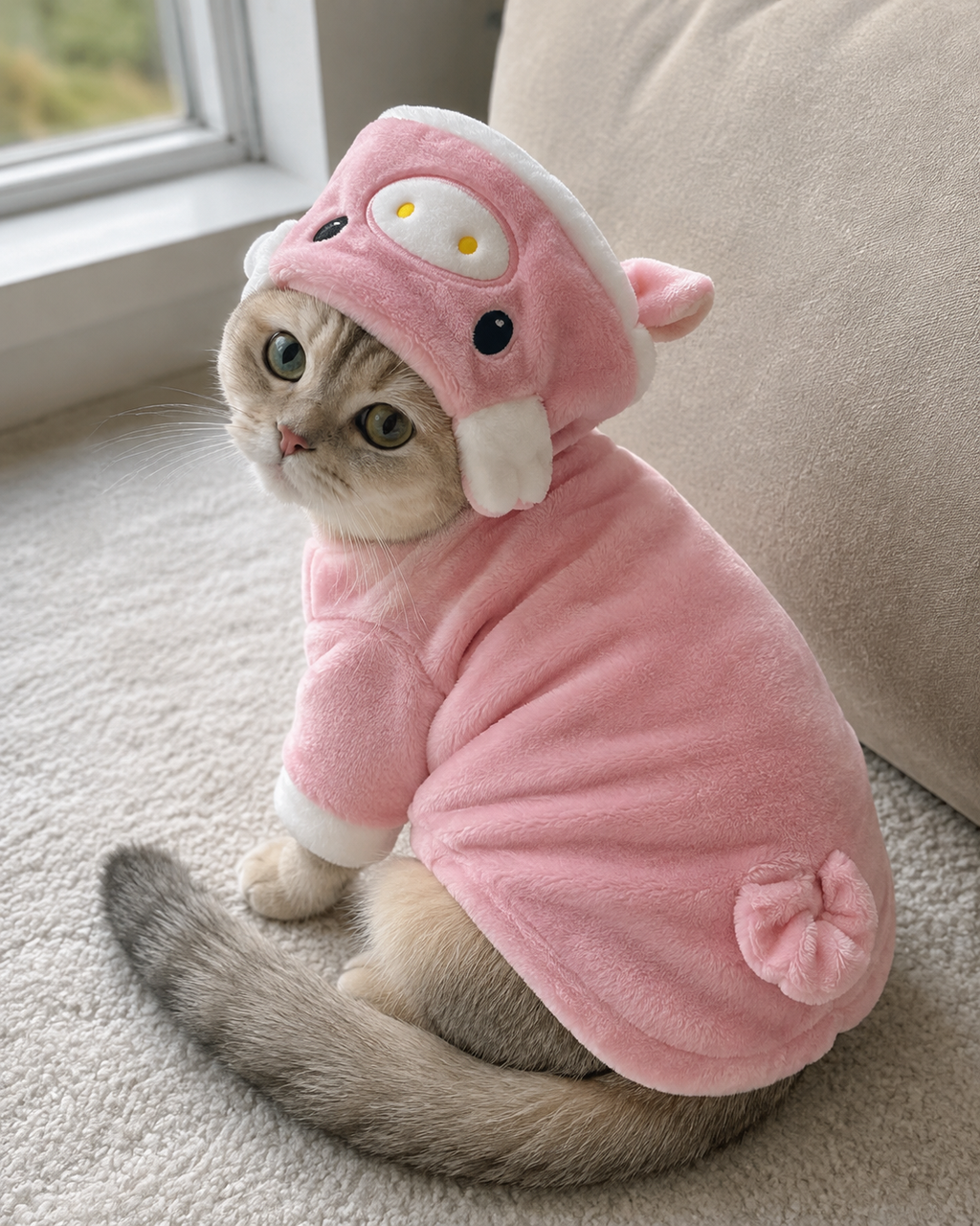 CozyPaws Fleece Pet Hoodie by Scooth Pet