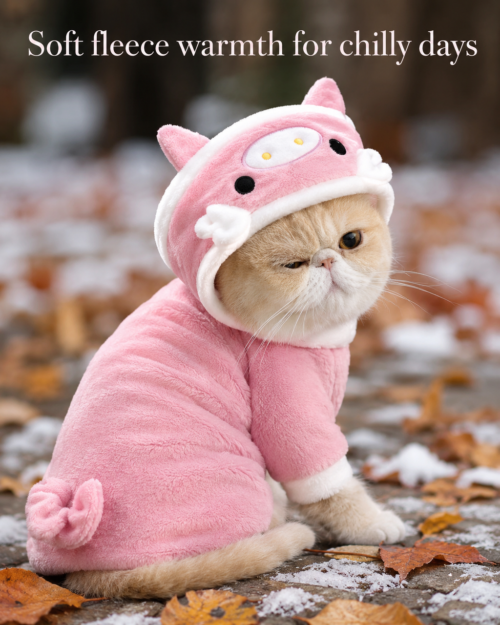 CozyPaws Fleece Pet Hoodie by Scooth Pet