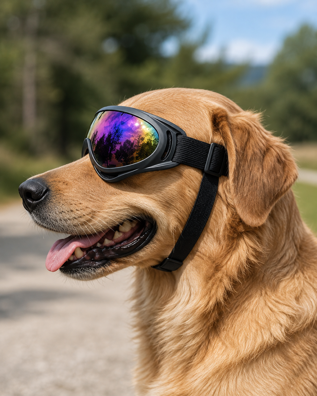 TrailShield UV Dog Goggles by Scooth Pet