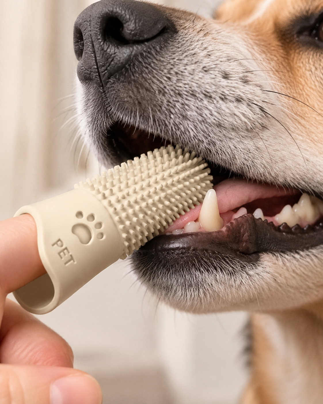 SmilePaw Finger Toothbrush by Scooth Pet