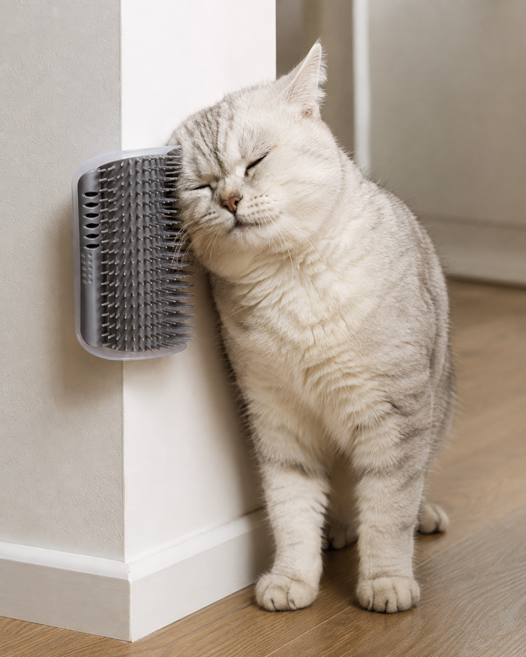 CornerSpa Self-Grooming Cat Brush by Scooth Pet
