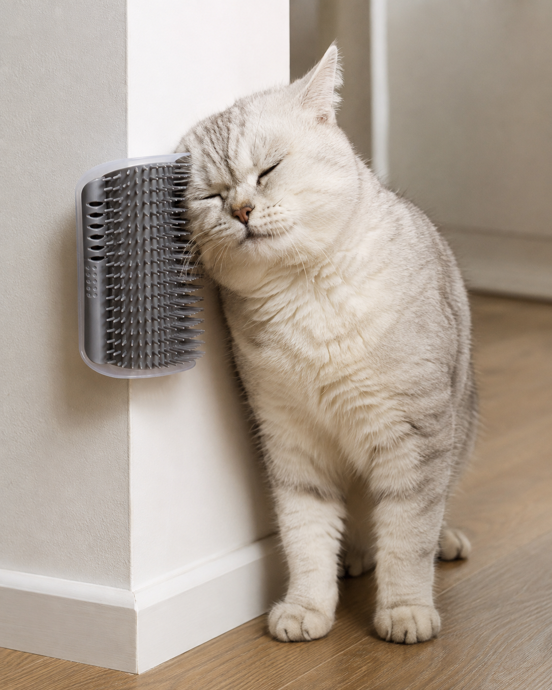 CornerSpa Self-Grooming Cat Brush by Scooth Pet