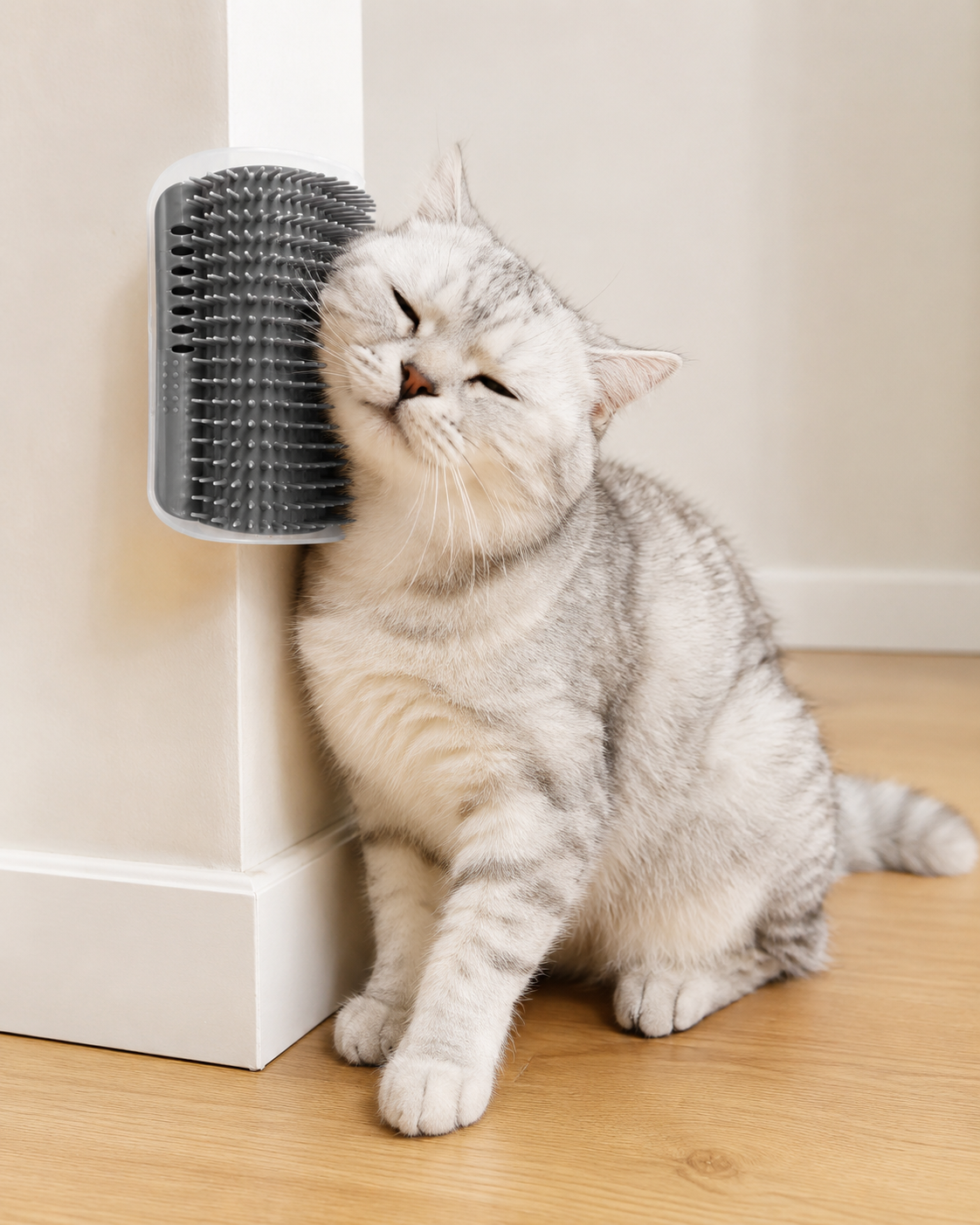 CornerSpa Self-Grooming Cat Brush by Scooth Pet