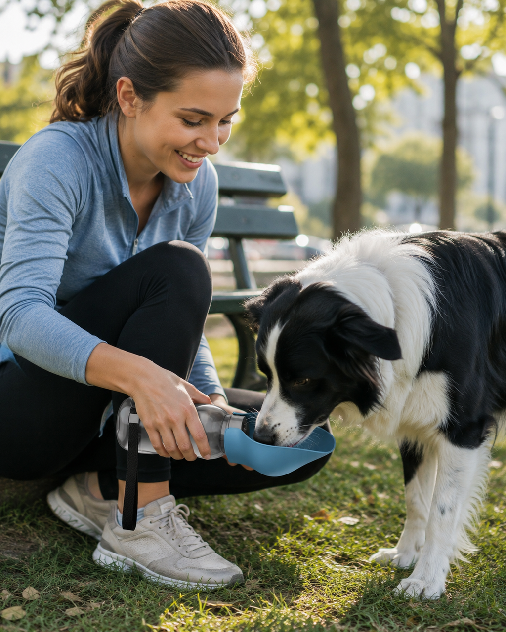 HydraPup Travel Water Bottle by Scooth Pet