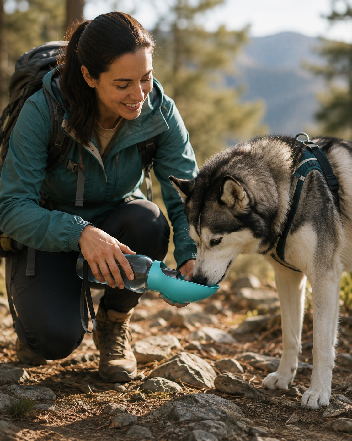 HydraPup Travel Water Bottle by Scooth Pet