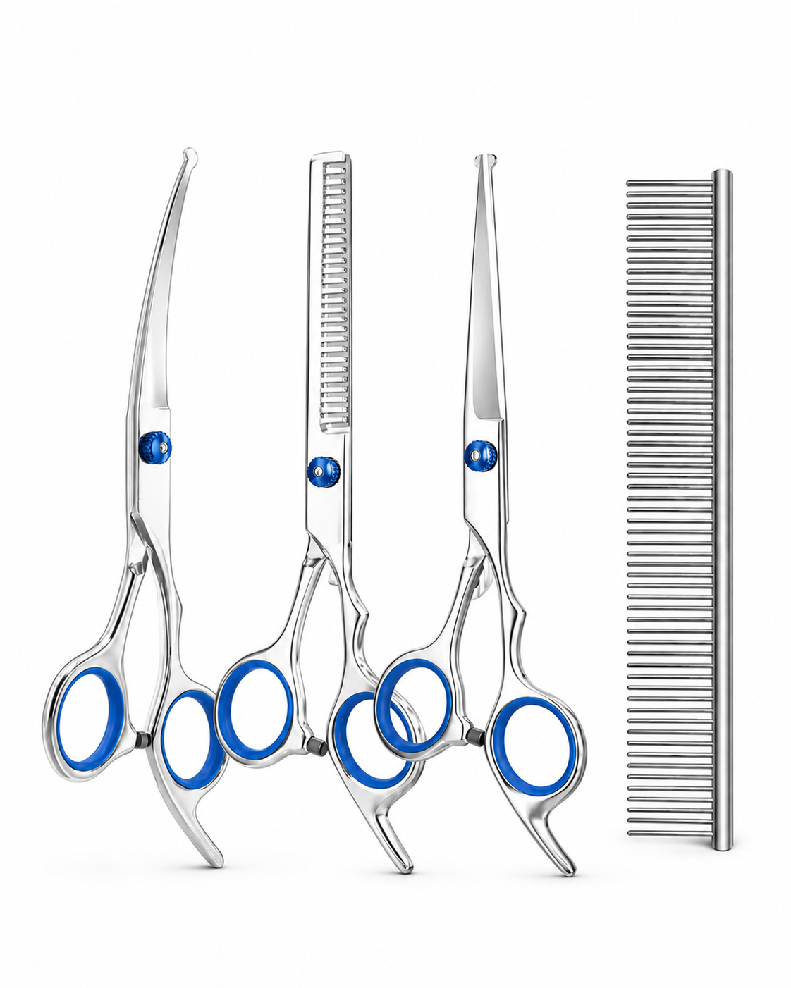 ProTrim Professional Curved Grooming Scissors by Scooth Pet