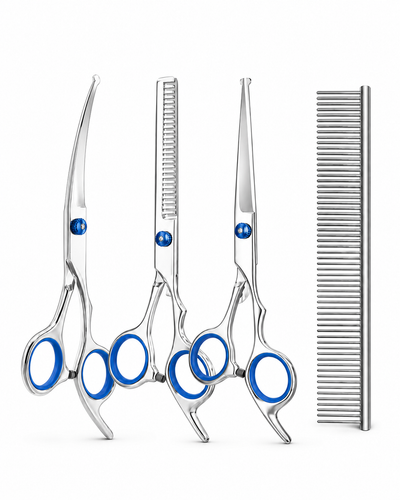 ProTrim Professional Curved Grooming Scissors by Scooth Pet