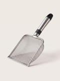 SteelSift Stainless Steel Cat Litter Scoop shown against a plain studio background