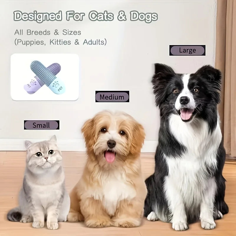 SmilePaw™ 360° Finger Toothbrush by Scooth Pet