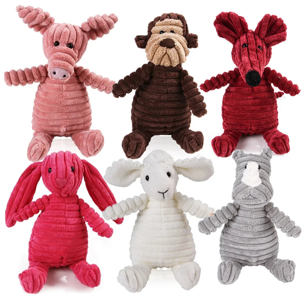 SnuggleSqueak™ Plush Chew Toy by Scooth Pet