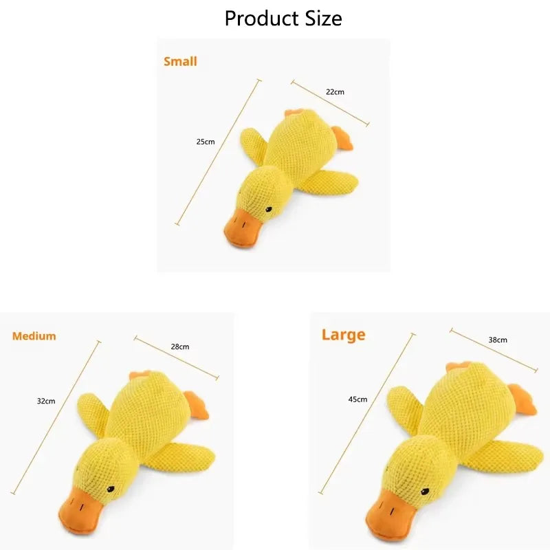 QuackBuddy™ Comfort Squeaky Duck by Scooth Pet