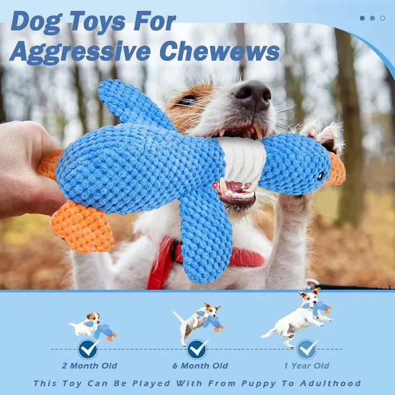 DuckBuddy™ Crinkle & Squeak Plush by Scooth Pet