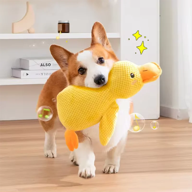 QuackBuddy™ Comfort Squeaky Duck by Scooth Pet