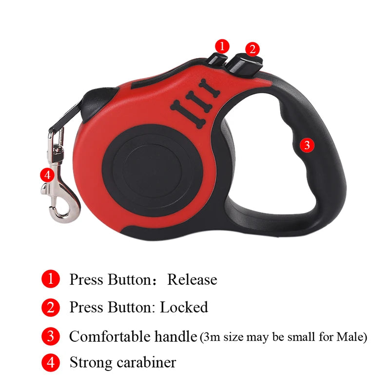 FlexiTrail™ Retractable Dog Lead by Scooth Pet
