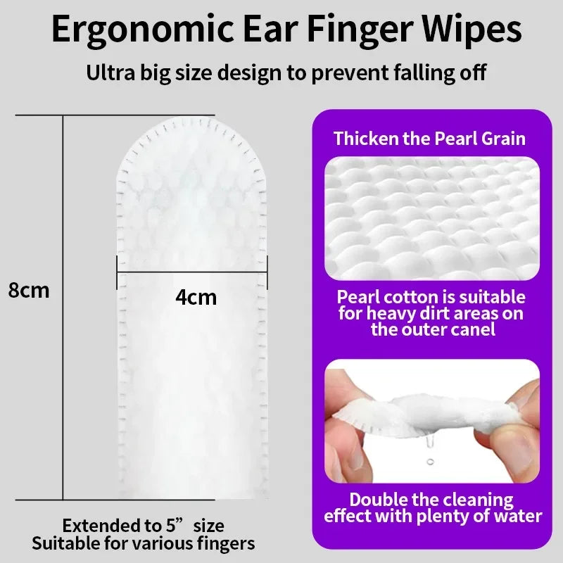 EarCare Finger Cleaning Wipes by Scooth Pet