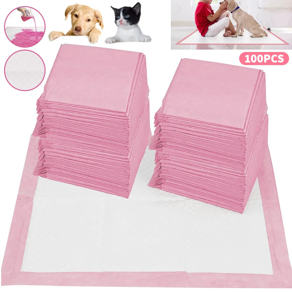 Super Absorbent Pet Diaper Dog Training Pee Pads Disposable Healthy Nappy Mat For Cats Dog Quick-dry Puppy Training for Cats