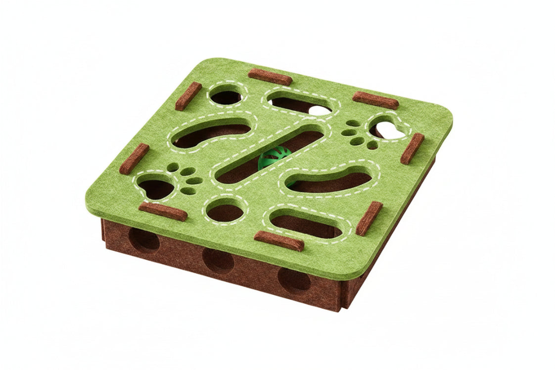 PuzzlePaws™ Interactive Cat Play Box by Scooth Pet