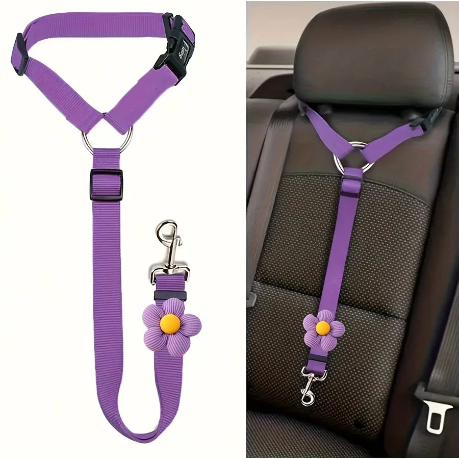 TravelSafe Adjustable Dog Car Seat Belt by Scooth Pet