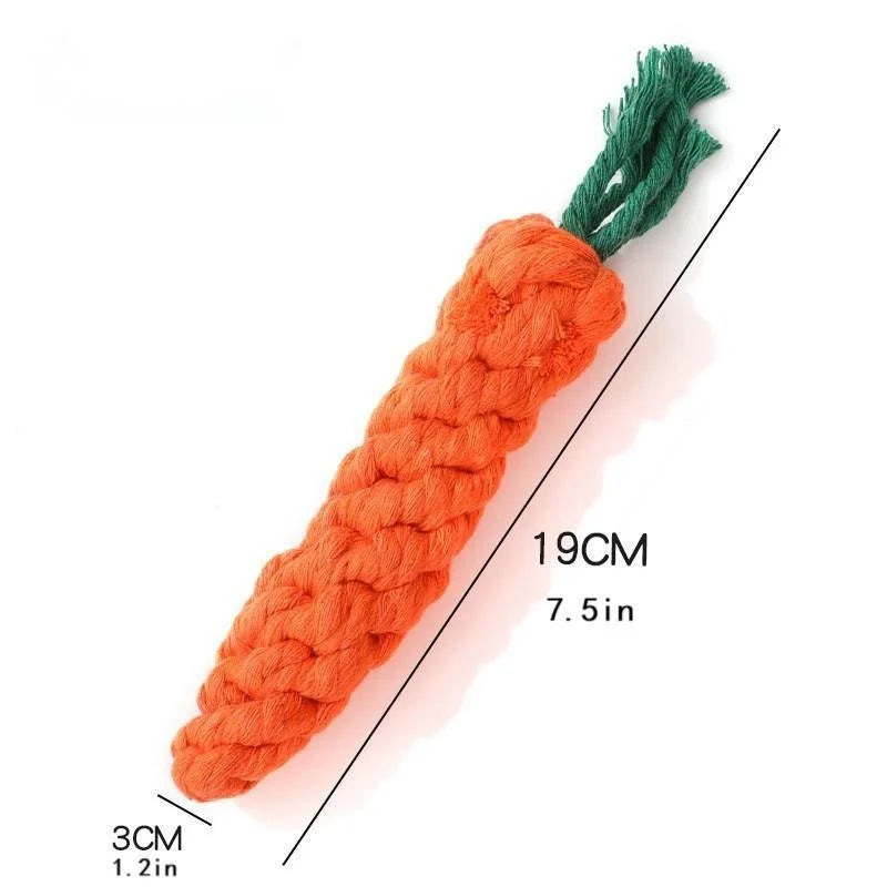 CarrotChew™ Rope Tug Toy by Scooth Pet
