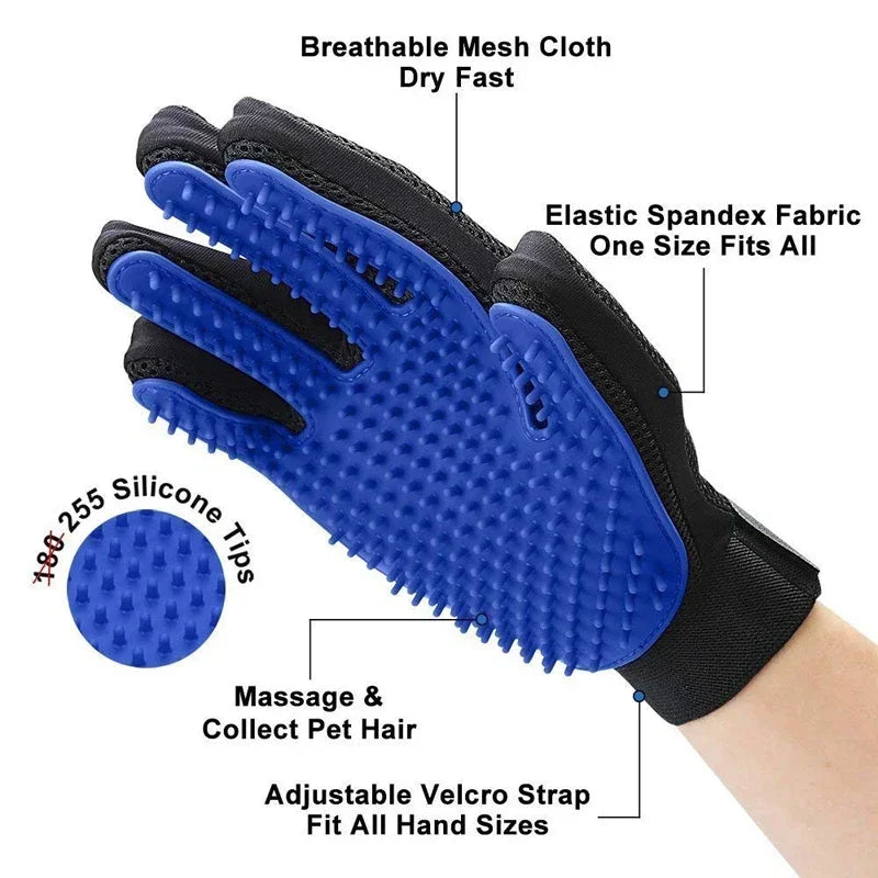 MassageGlove™ Silicone Grooming Glove by Scooth Pet