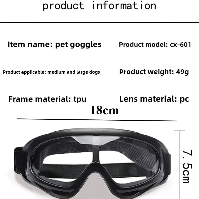 TrailShield™ UV Dog Goggles by Scooth Pet