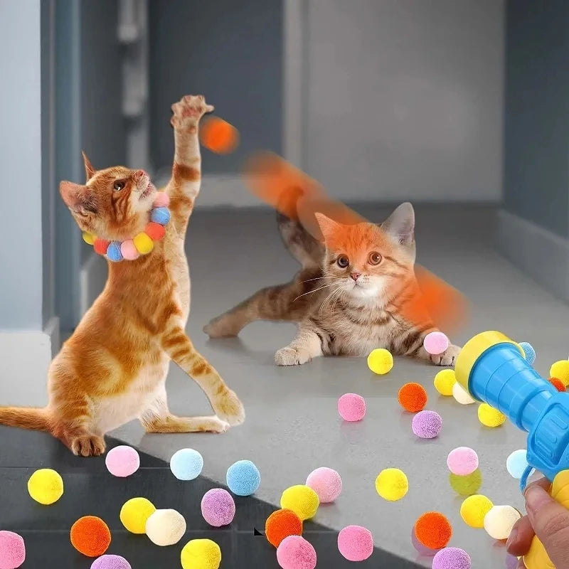 SkyPounce™ Interactive Ball Launcher by Scooth Pet