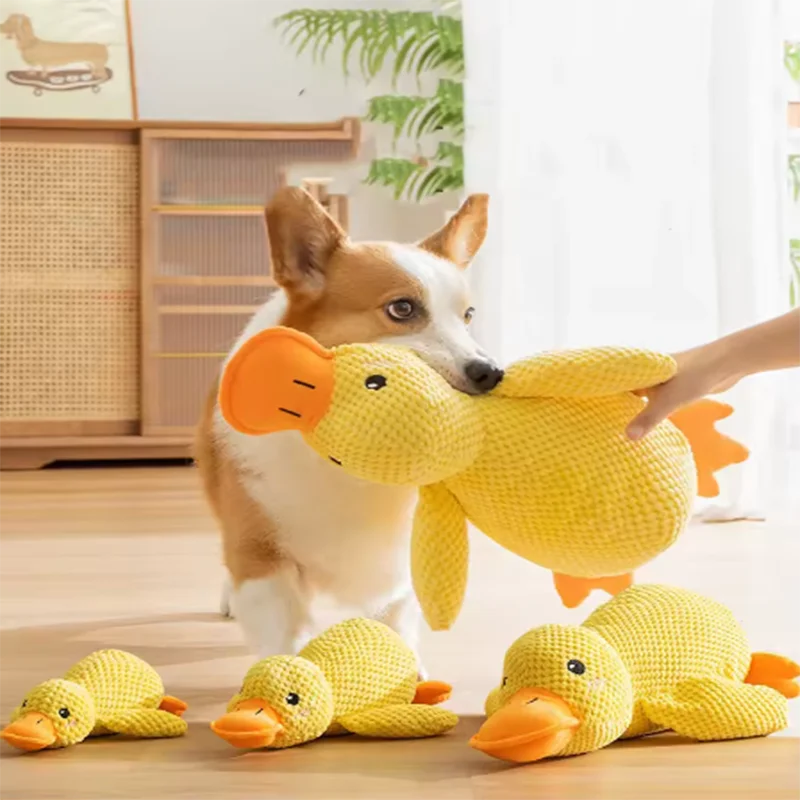 QuackBuddy™ Comfort Squeaky Duck by Scooth Pet