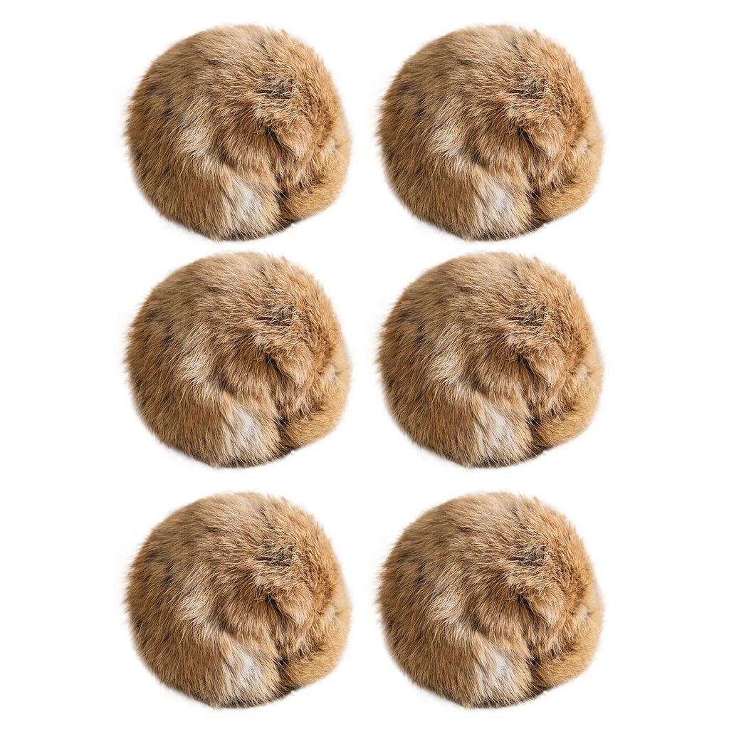 BunnyBounce™ Natural Fur Cat Toy by Scooth Pet
