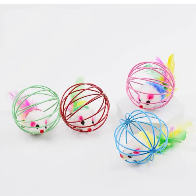 PounceSphere™ Interactive Cage Ball by Scooth Pet