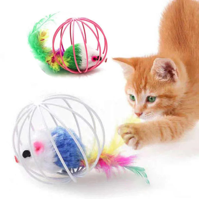 PounceSphere™ Interactive Cage Ball by Scooth Pet