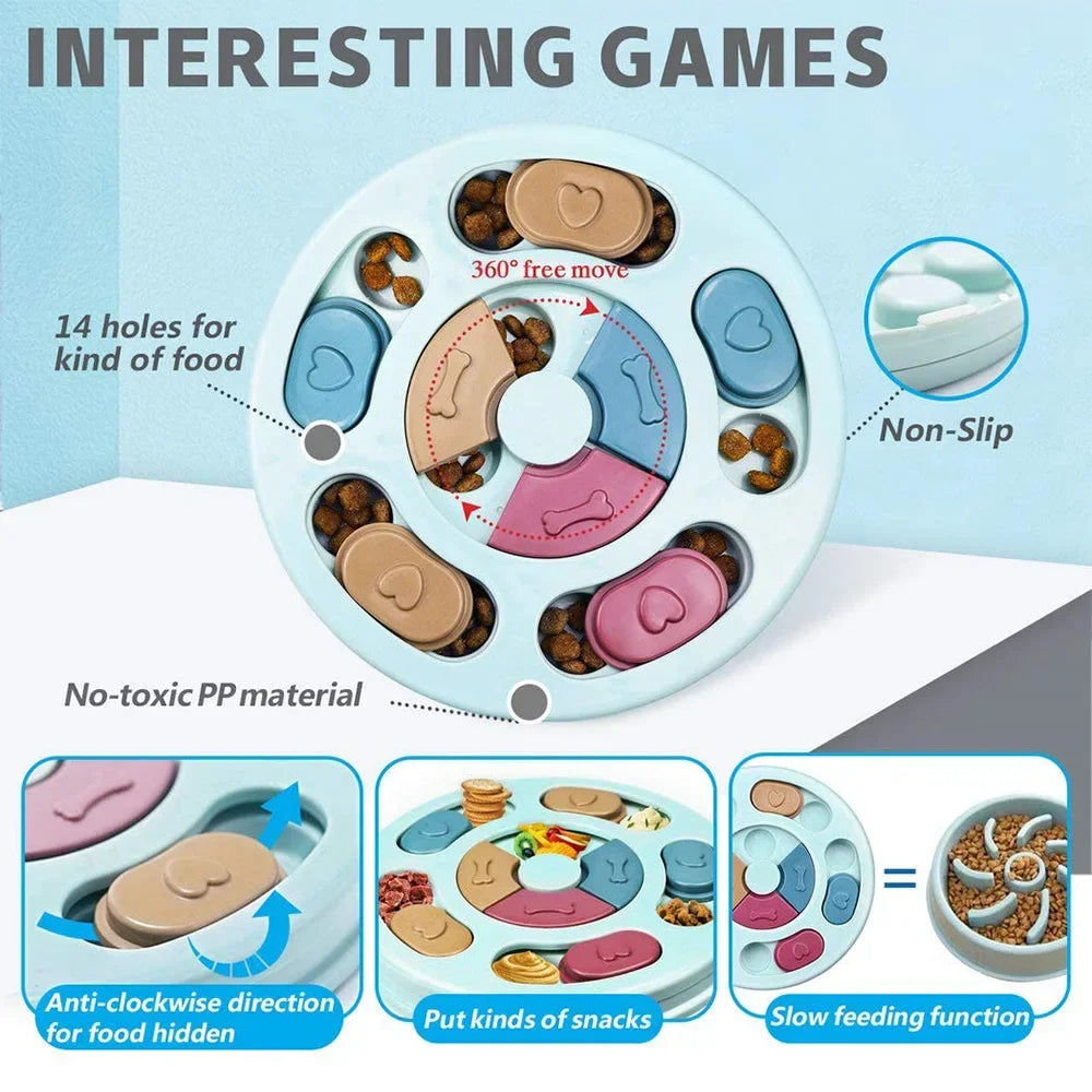 BrainBite™ Interactive Puzzle Feeder by Scooth Pet