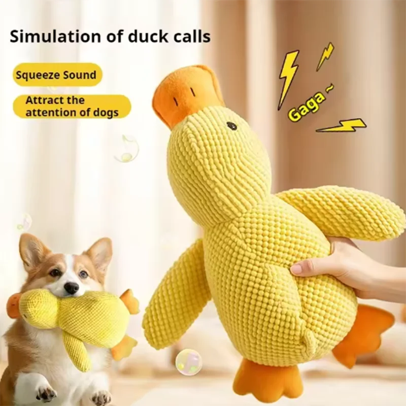 QuackBuddy™ Comfort Squeaky Duck by Scooth Pet