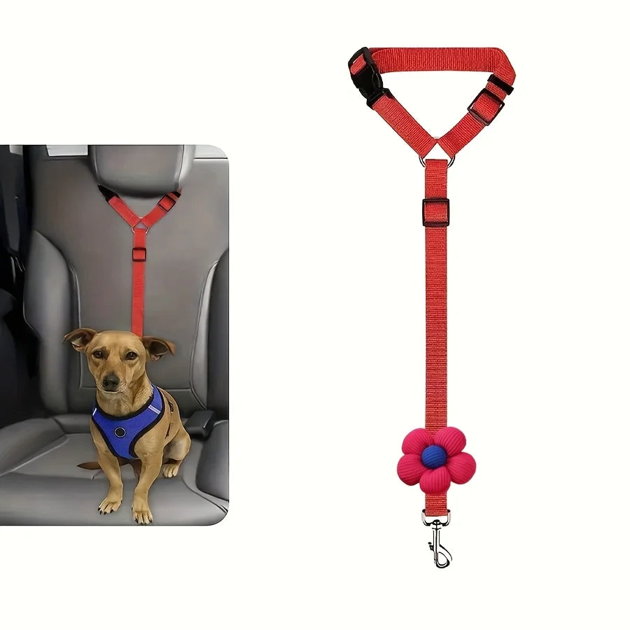 TravelSafe Adjustable Dog Car Seat Belt by Scooth Pet