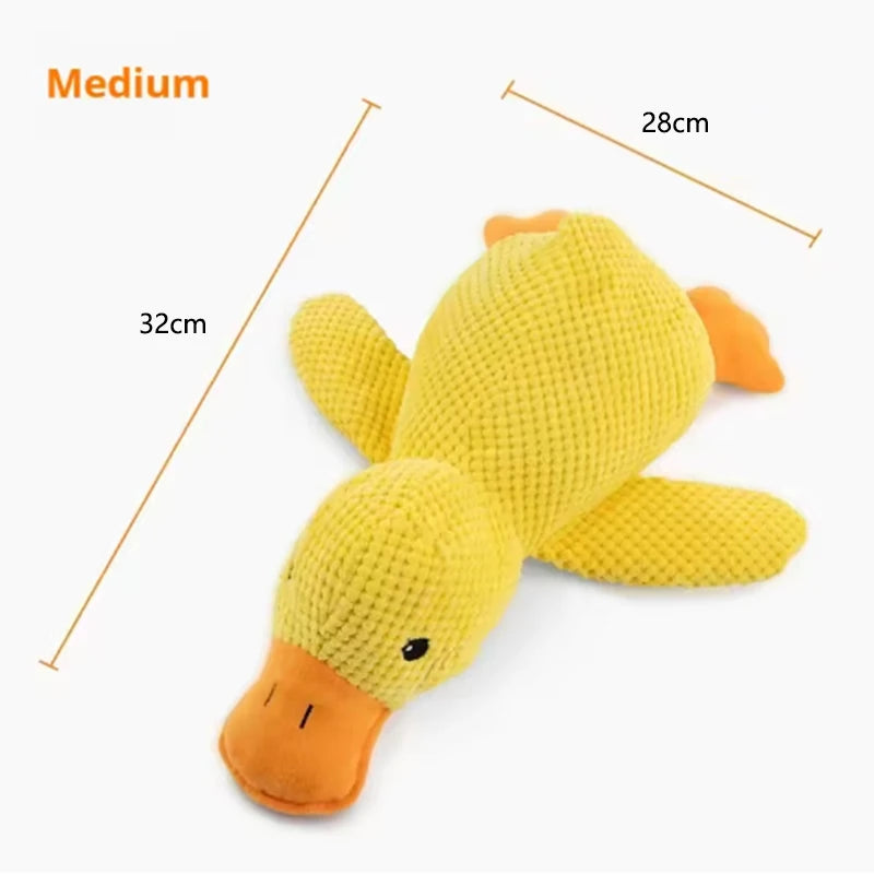 QuackBuddy™ Comfort Squeaky Duck by Scooth Pet