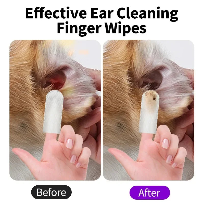 EarCare Finger Cleaning Wipes by Scooth Pet