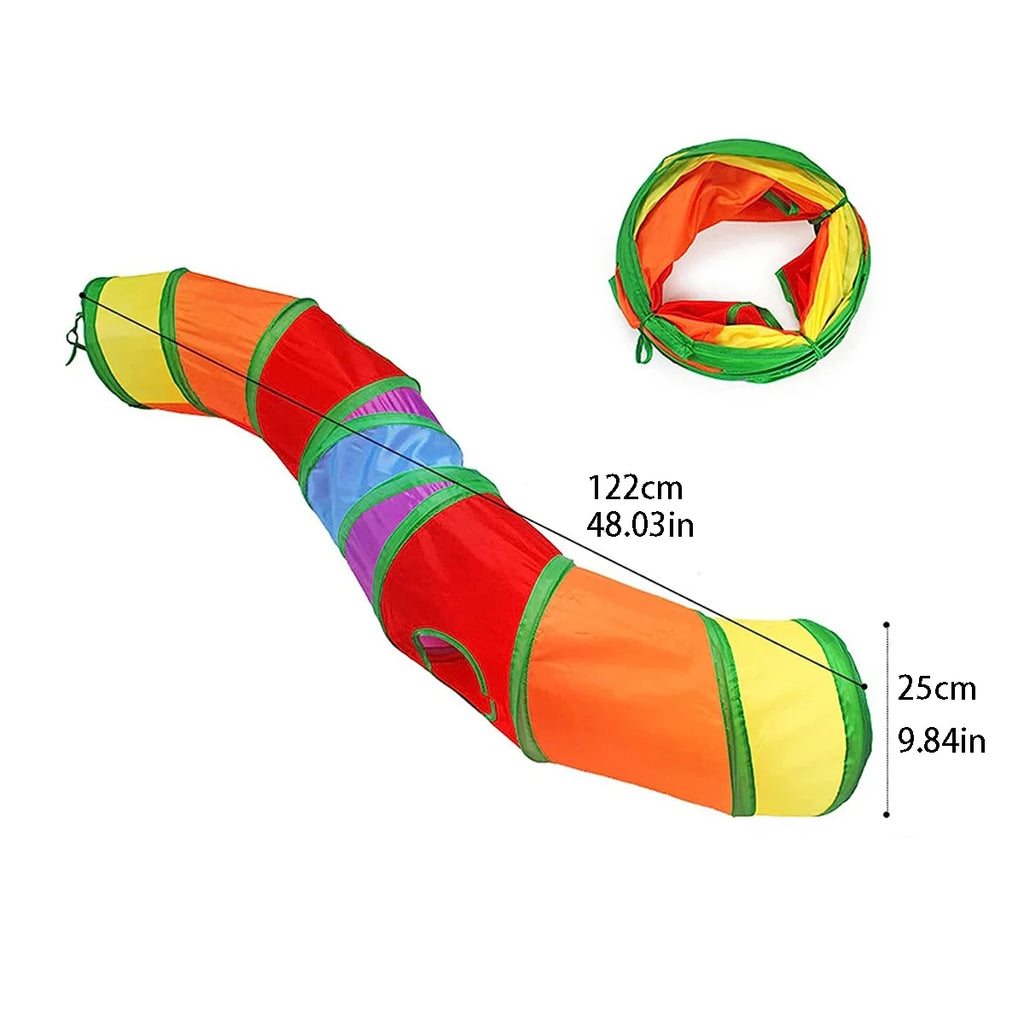 TunnelPaws™ Foldable Cat Play Tunnel by Scooth Pet