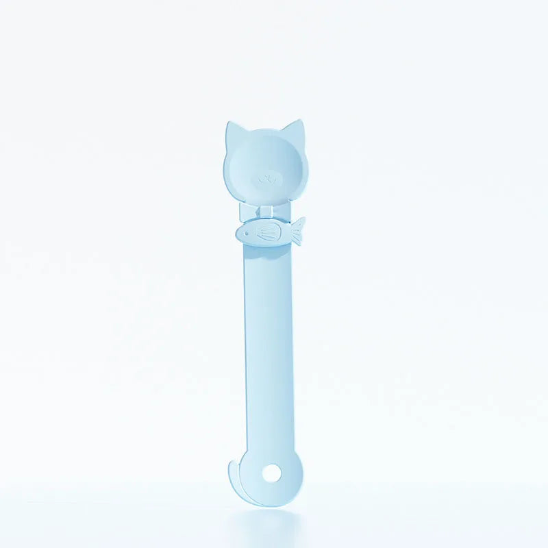 Cat Strip Feeder Spoon Long Handle Lickable Wet Food Dispenser for Cats Pet Meat Puree Squeeze Dispensing Spoon Pet Supplies