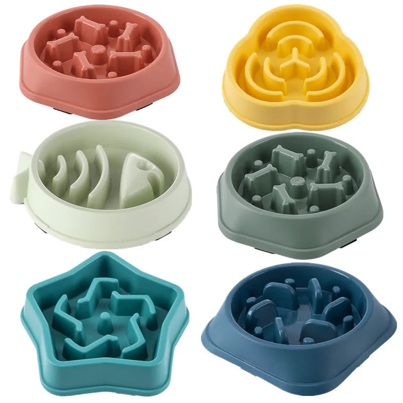 SlowFeast™ Anti-Gulp Slow Feeder Bowl by Scooth Pet