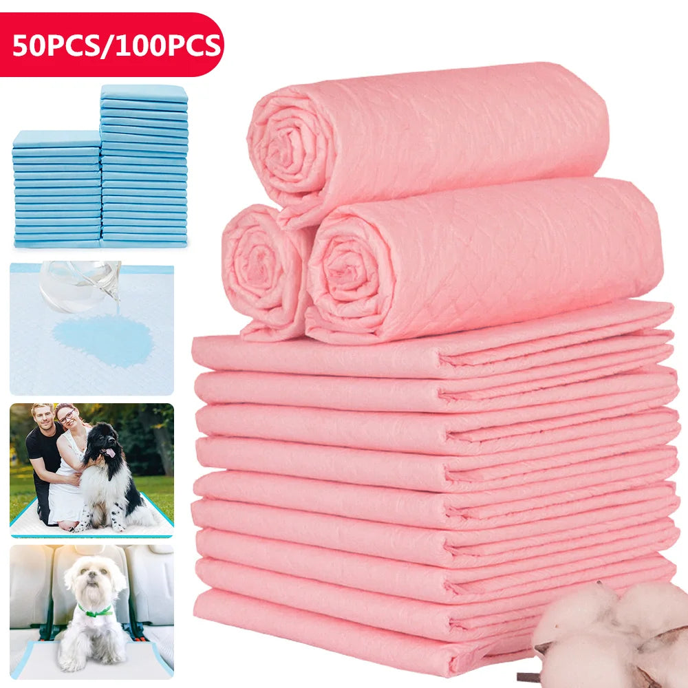 Super Absorbent Pet Diaper Dog Training Pee Pads Disposable Healthy Nappy Mat For Cats Dog Quick-dry Puppy Training for Cats