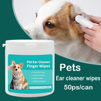 EarCare Finger Cleaning Wipes by Scooth Pet