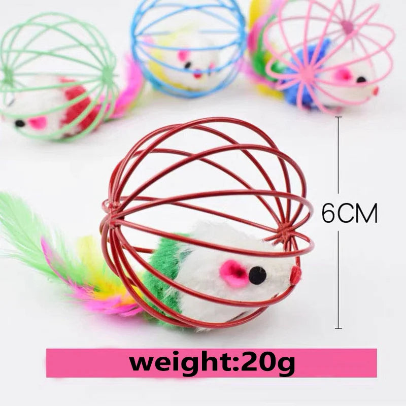 PounceSphere™ Interactive Cage Ball by Scooth Pet
