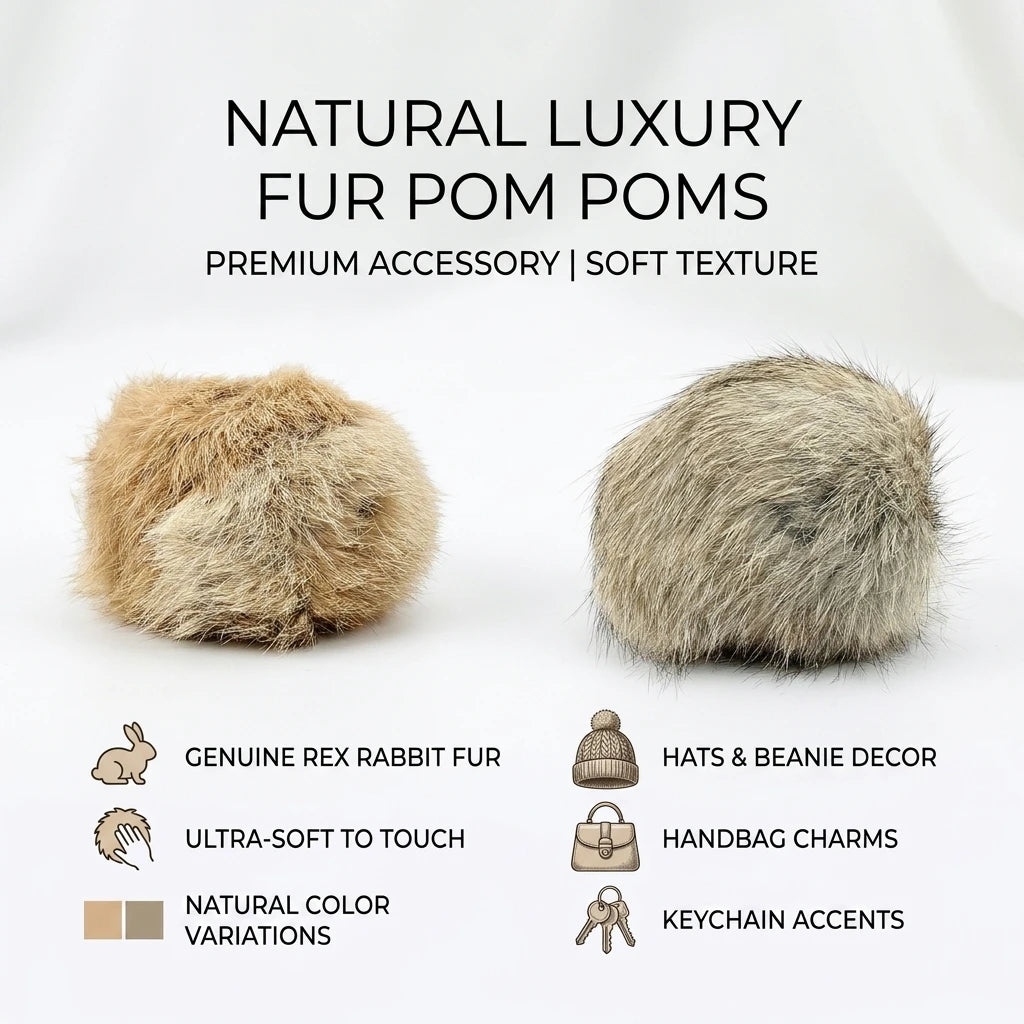 BunnyBounce™ Natural Fur Cat Toy by Scooth Pet