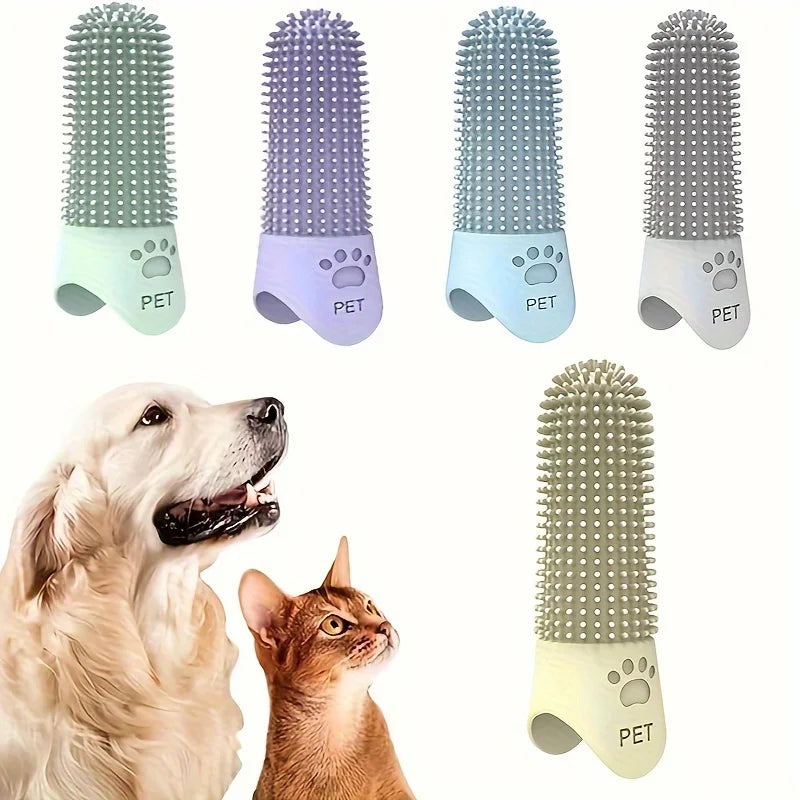 SmilePaw™ 360° Finger Toothbrush by Scooth Pet