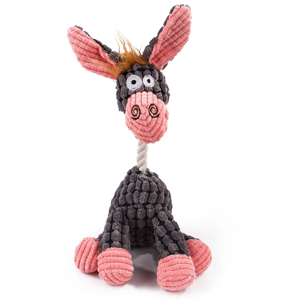 SnuggleSqueak Plush Chew Toy by Scooth Pet