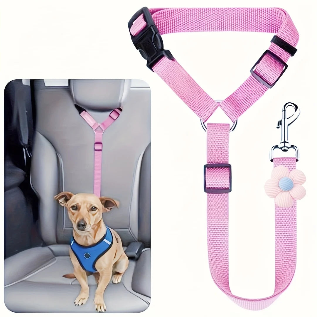 TravelSafe Adjustable Dog Car Seat Belt by Scooth Pet