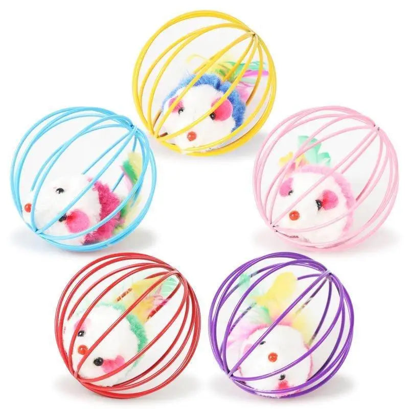 PounceSphere™ Interactive Cage Ball by Scooth Pet