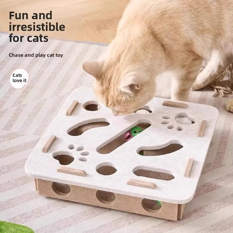 PuzzlePaws™ Interactive Cat Play Box by Scooth Pet