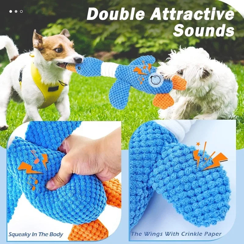 DuckBuddy™ Crinkle & Squeak Plush by Scooth Pet
